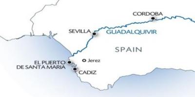 Guadalquivir რუკა