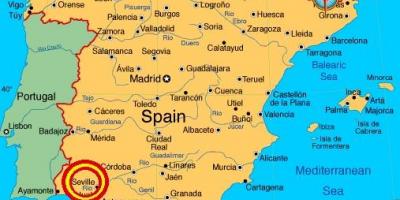 სევილია espana რუკა